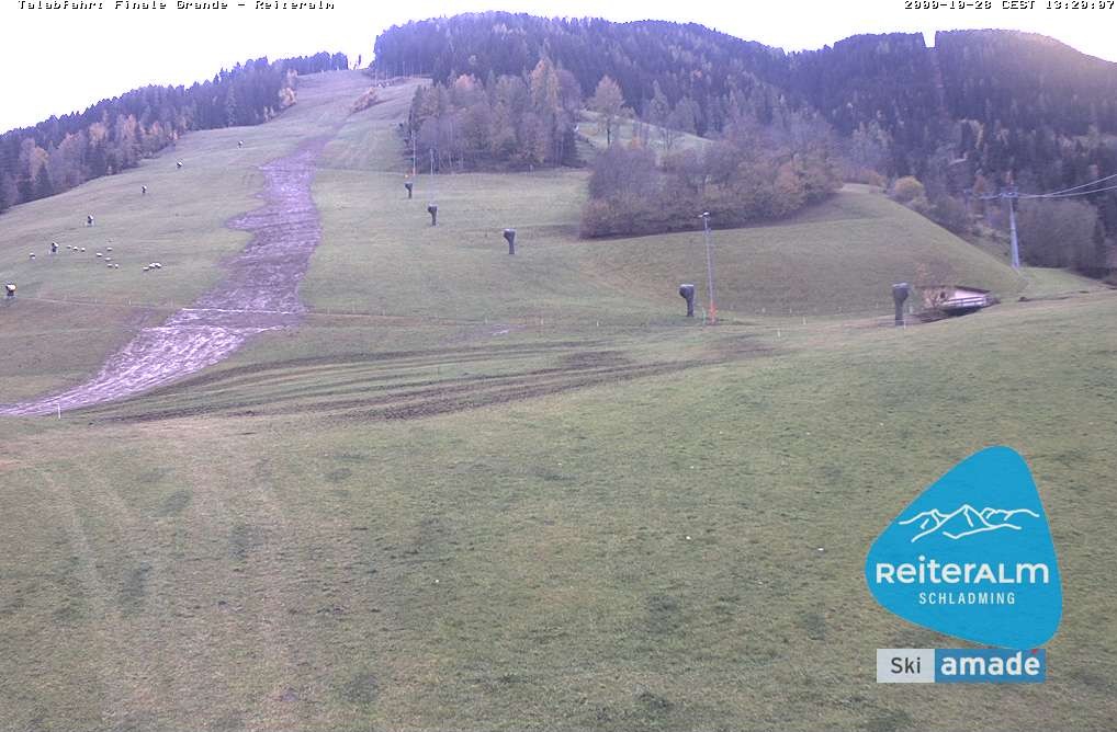 Archived image Webcam Reiteralm: Base Station Silver Jet