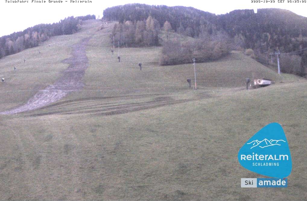 Archived image Webcam Reiteralm: Base Station Silver Jet