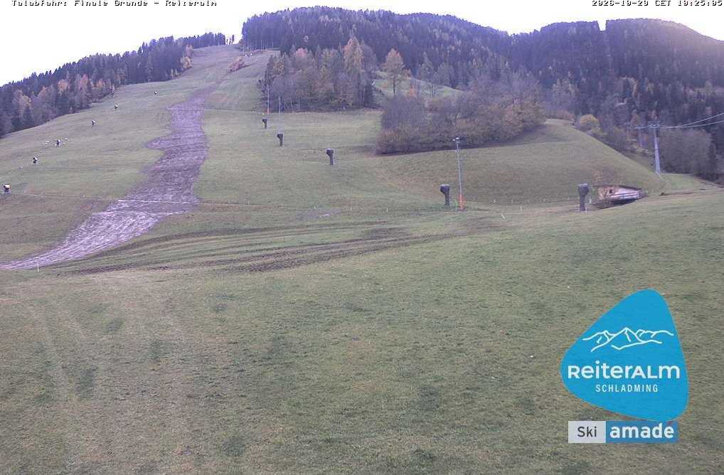 Archived image Webcam Reiteralm: Base Station Silver Jet