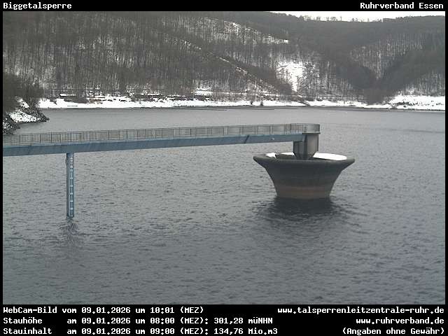 Archiv Foto Webcam Biggesee: Biggetalsperre