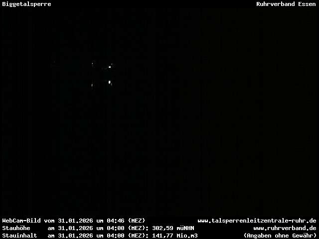 Archiv Foto Webcam Biggesee: Biggetalsperre