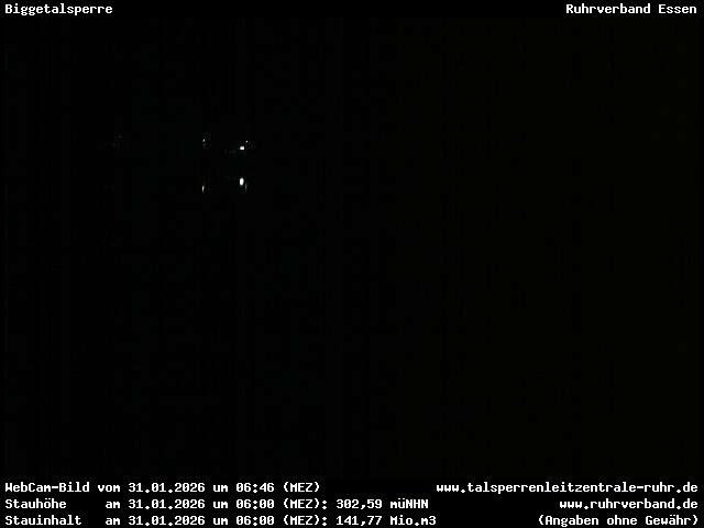 Archiv Foto Webcam Biggesee: Biggetalsperre