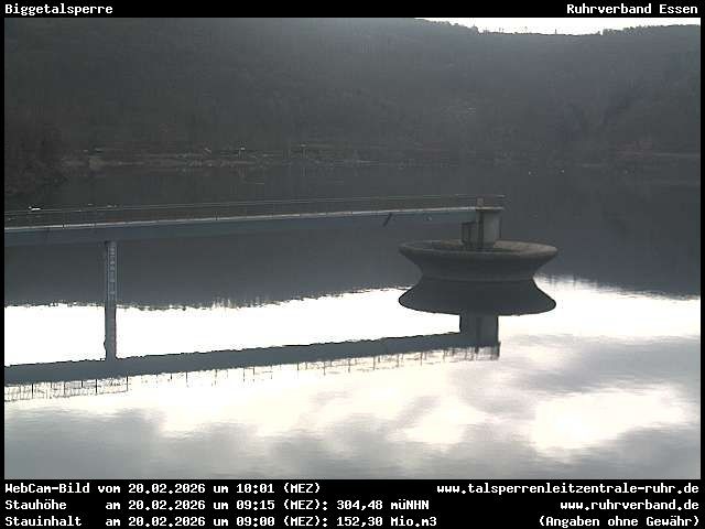 Archiv Foto Webcam Biggesee: Biggetalsperre