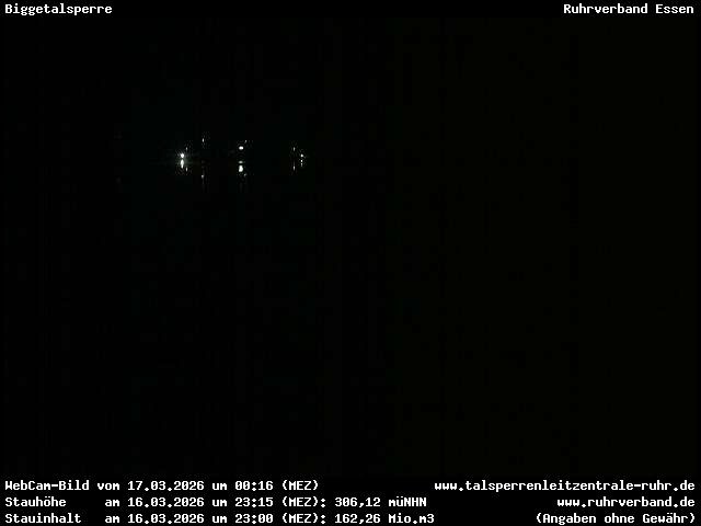 Archiv Foto Webcam Biggesee: Biggetalsperre