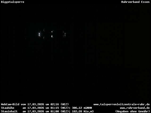 Archiv Foto Webcam Biggesee: Biggetalsperre