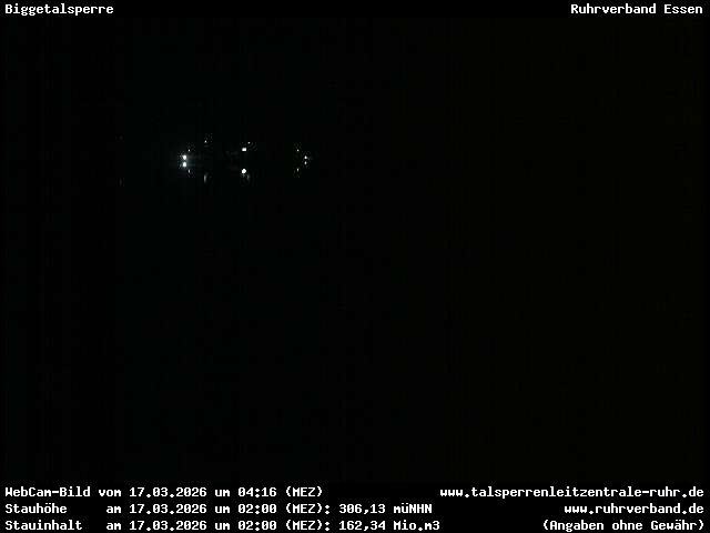 Archiv Foto Webcam Biggesee: Biggetalsperre