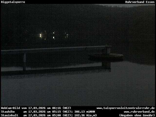 Archiv Foto Webcam Biggesee: Biggetalsperre
