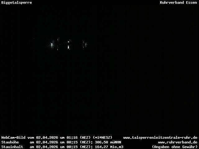 Archiv Foto Webcam Biggesee: Biggetalsperre