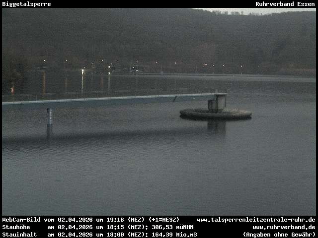 Archiv Foto Webcam Biggesee: Biggetalsperre