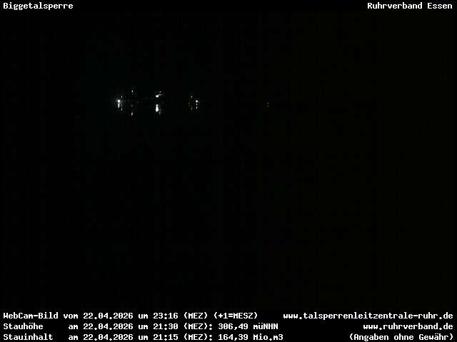 Archiv Foto Webcam Biggesee: Biggetalsperre