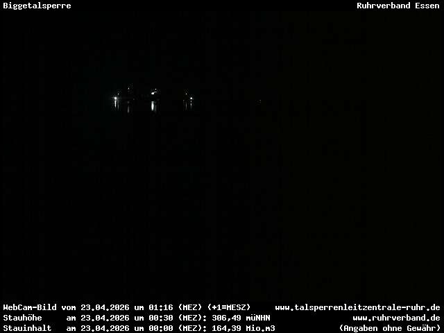 Archiv Foto Webcam Biggesee: Biggetalsperre