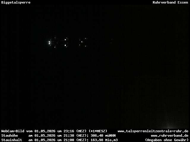 Archiv Foto Webcam Biggesee: Biggetalsperre