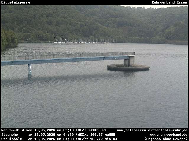 Archiv Foto Webcam Biggesee: Biggetalsperre