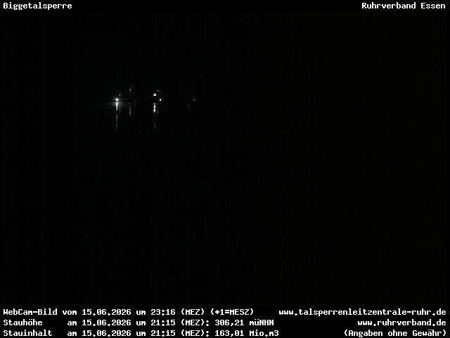 Archiv Foto Webcam Biggesee: Biggetalsperre
