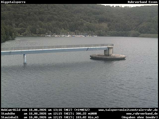 Archiv Foto Webcam Biggesee: Biggetalsperre