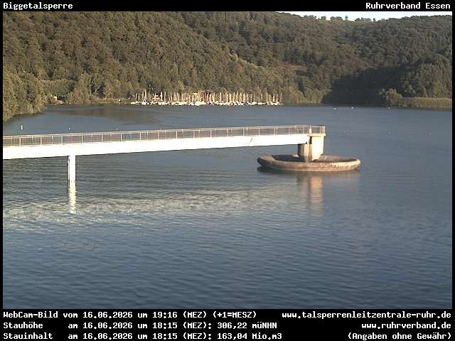 Archiv Foto Webcam Biggesee: Biggetalsperre