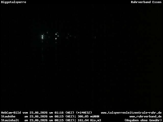 Archiv Foto Webcam Biggesee: Biggetalsperre