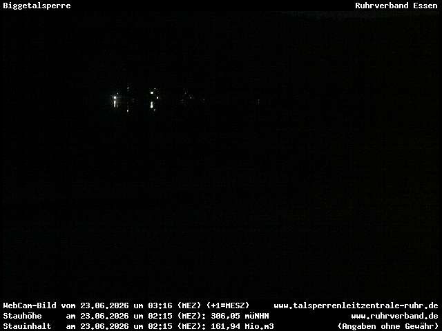 Archiv Foto Webcam Biggesee: Biggetalsperre