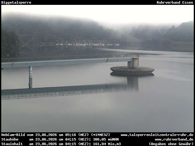 Archiv Foto Webcam Biggesee: Biggetalsperre