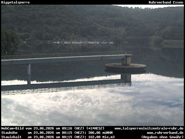 Archiv Foto Webcam Biggesee: Biggetalsperre