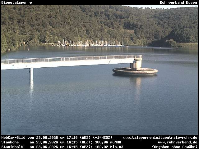 Archiv Foto Webcam Biggesee: Biggetalsperre