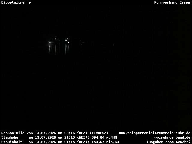 Archiv Foto Webcam Biggesee: Biggetalsperre