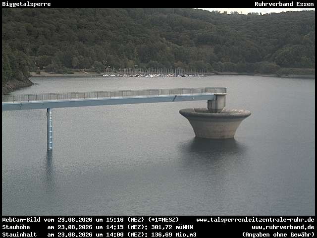 Archived image Webcam Lake Bigge - Dam