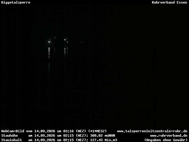 Archiv Foto Webcam Biggesee: Biggetalsperre
