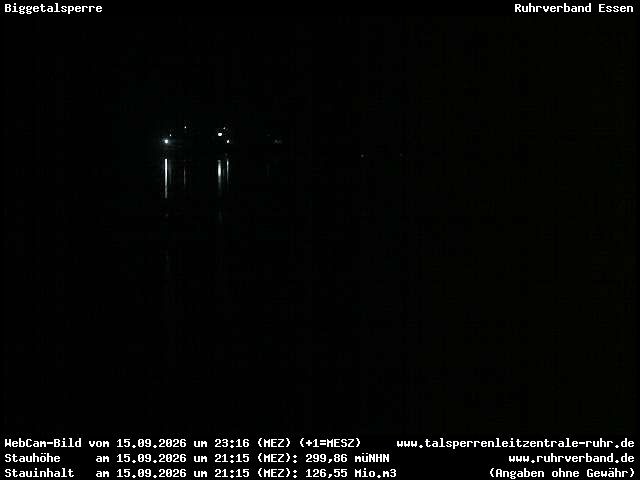 Archiv Foto Webcam Biggesee: Biggetalsperre
