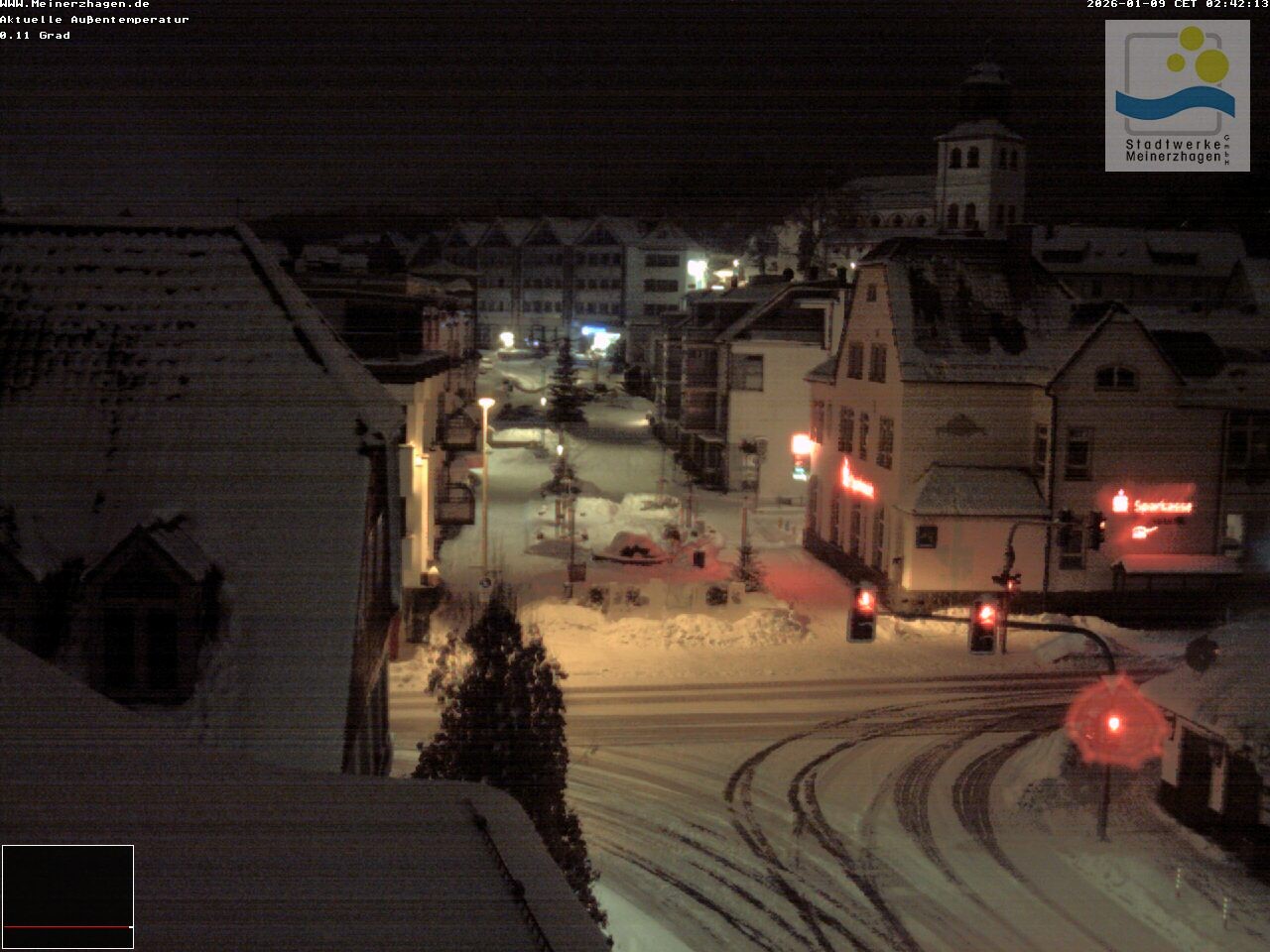 Archiv Foto Webcam Meinerzhagen: Blick vom Rathaus