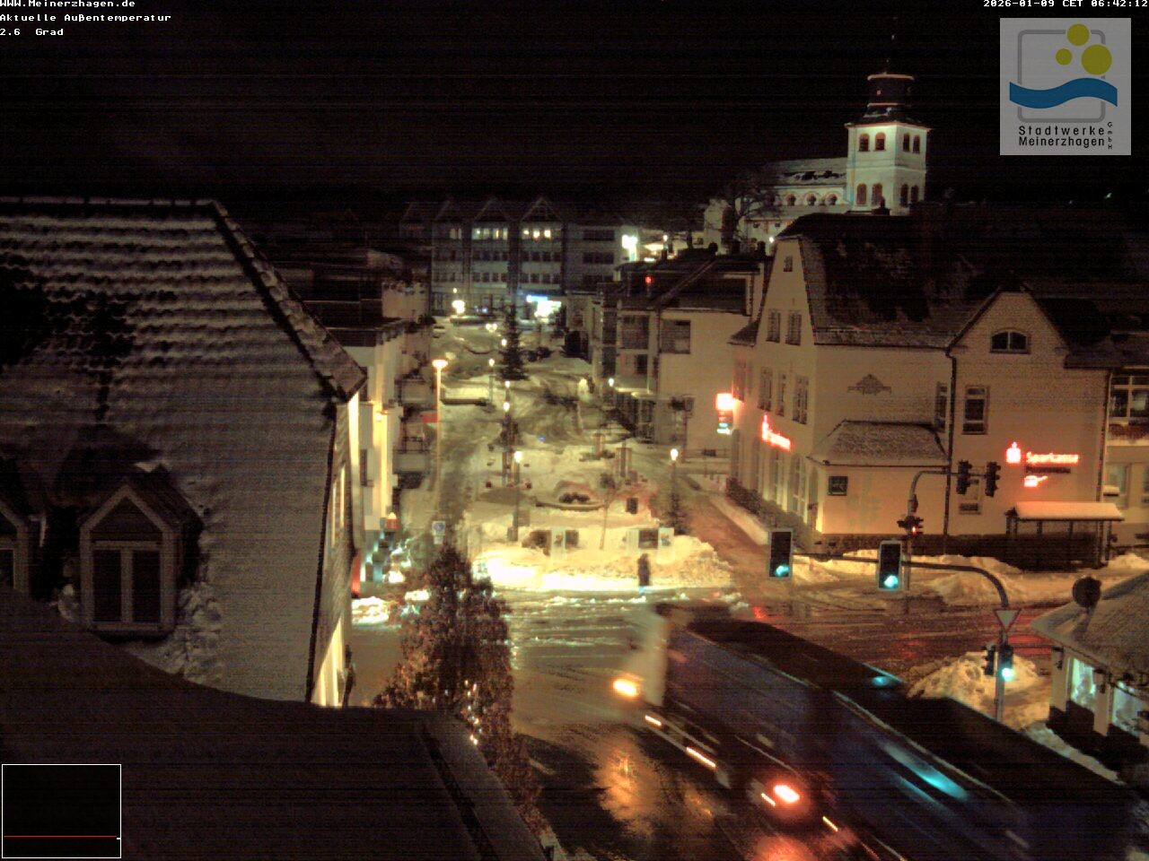 Archiv Foto Webcam Meinerzhagen: Blick vom Rathaus