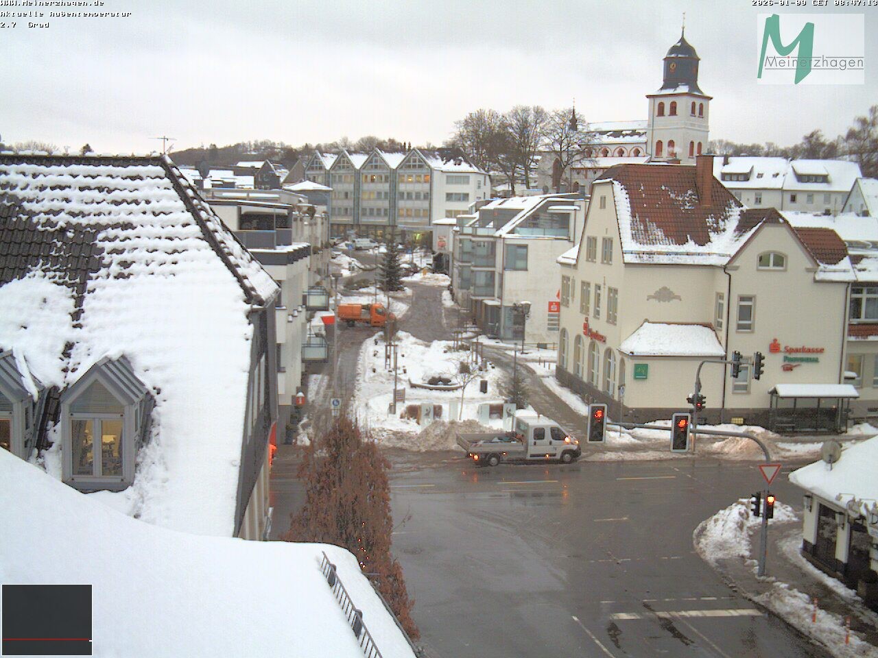 Archiv Foto Webcam Meinerzhagen: Blick vom Rathaus