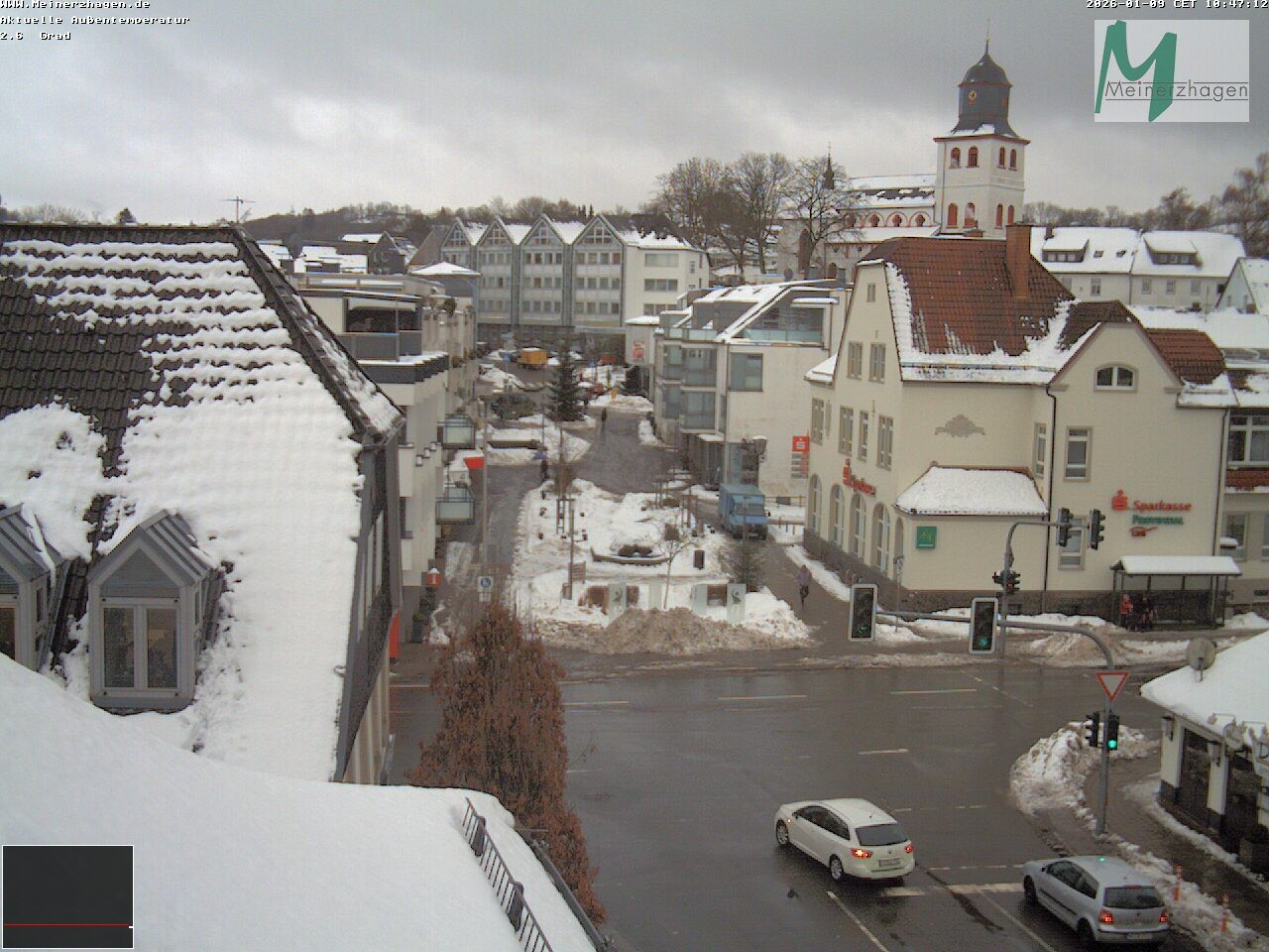 Archiv Foto Webcam Meinerzhagen: Blick vom Rathaus
