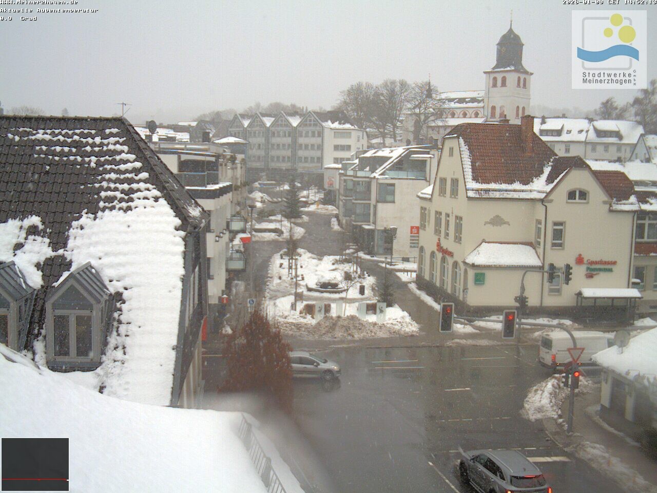 Archiv Foto Webcam Meinerzhagen: Blick vom Rathaus