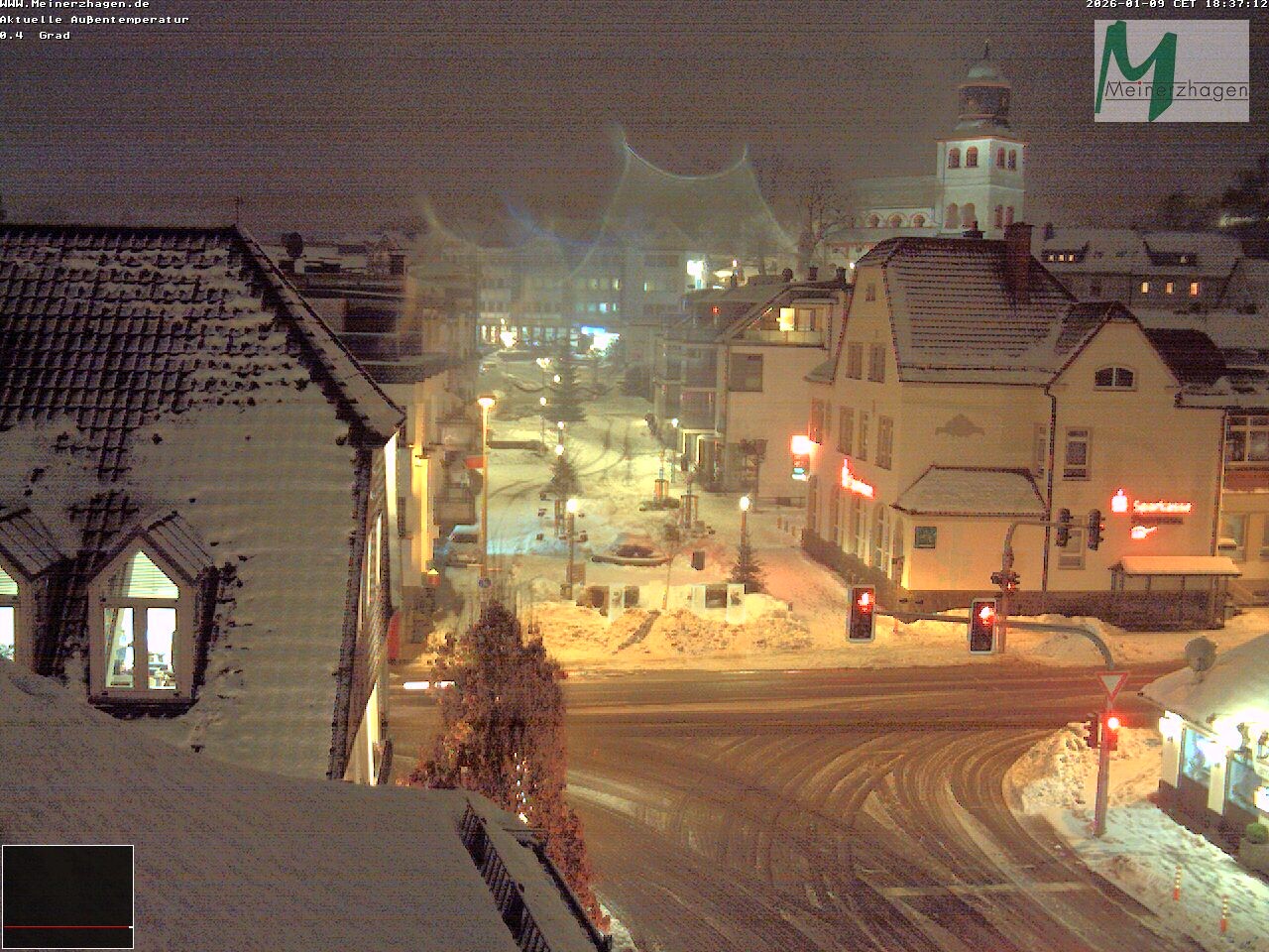 Archiv Foto Webcam Meinerzhagen: Blick vom Rathaus