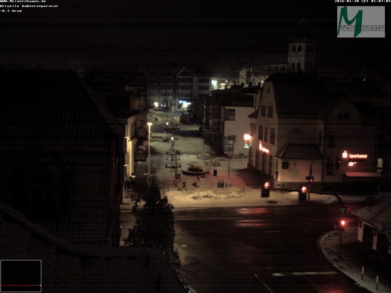 Archiv Foto Webcam Meinerzhagen: Blick vom Rathaus