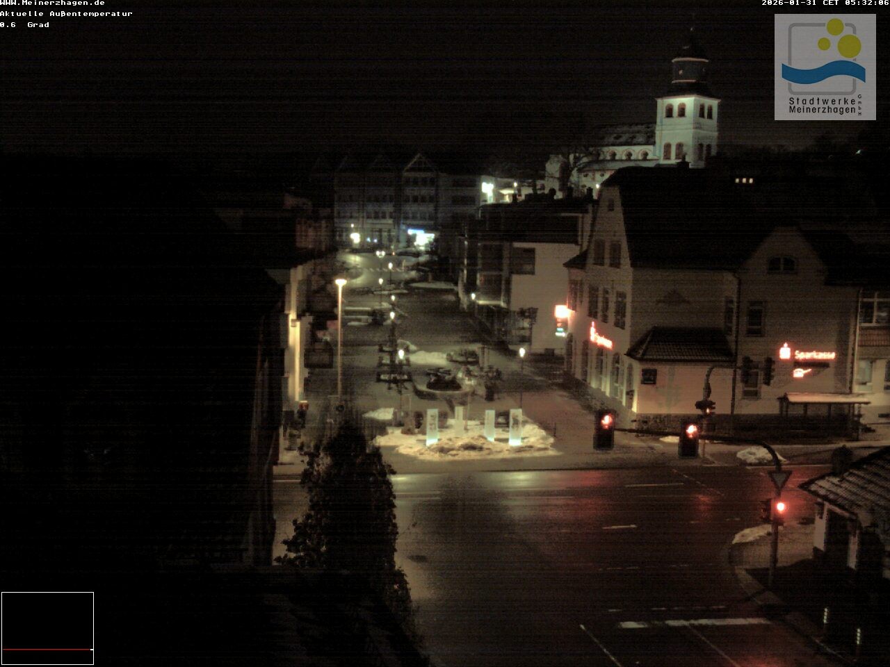 Archiv Foto Webcam Meinerzhagen: Blick vom Rathaus