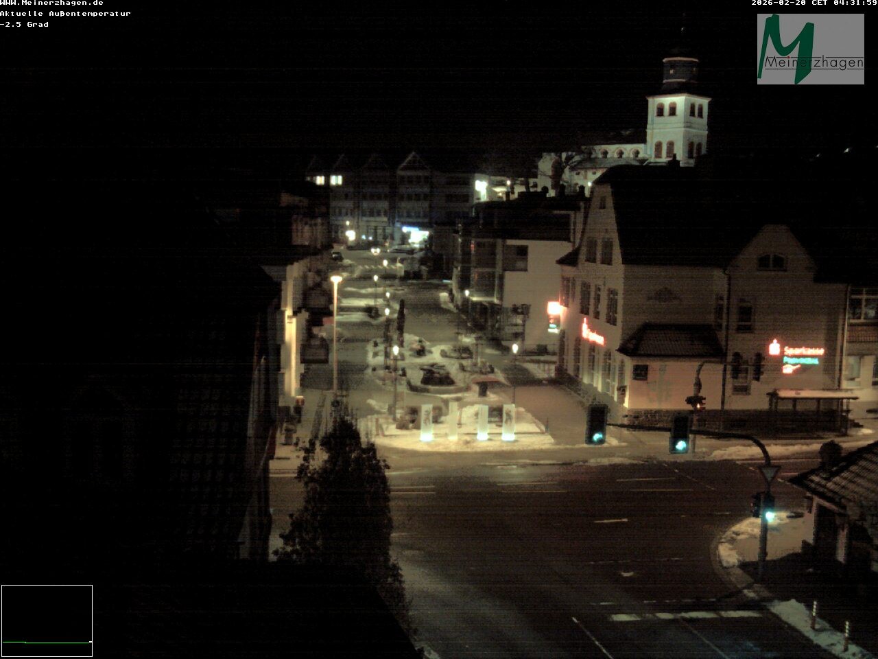 Archiv Foto Webcam Meinerzhagen: Blick vom Rathaus