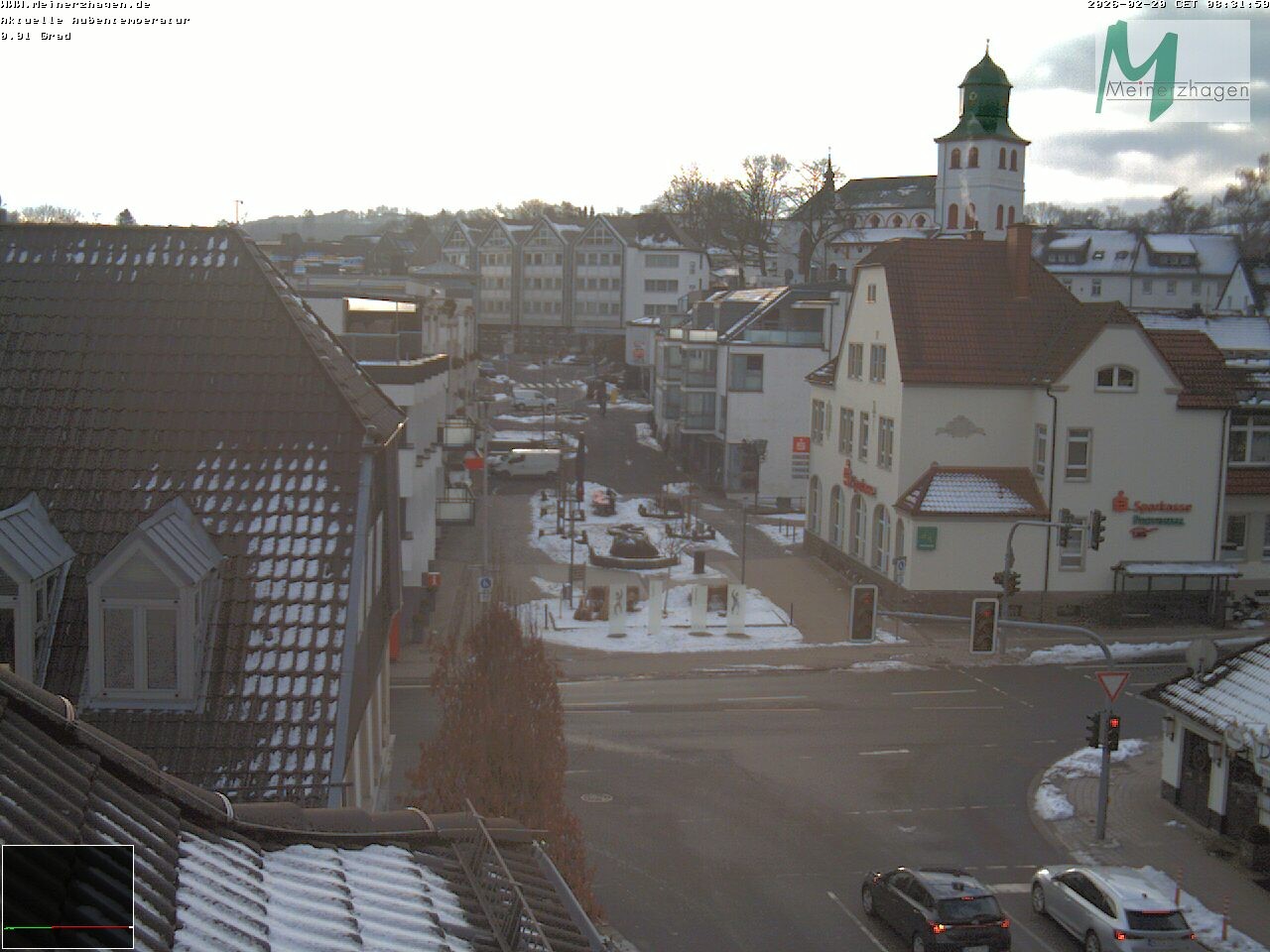 Archiv Foto Webcam Meinerzhagen: Blick vom Rathaus