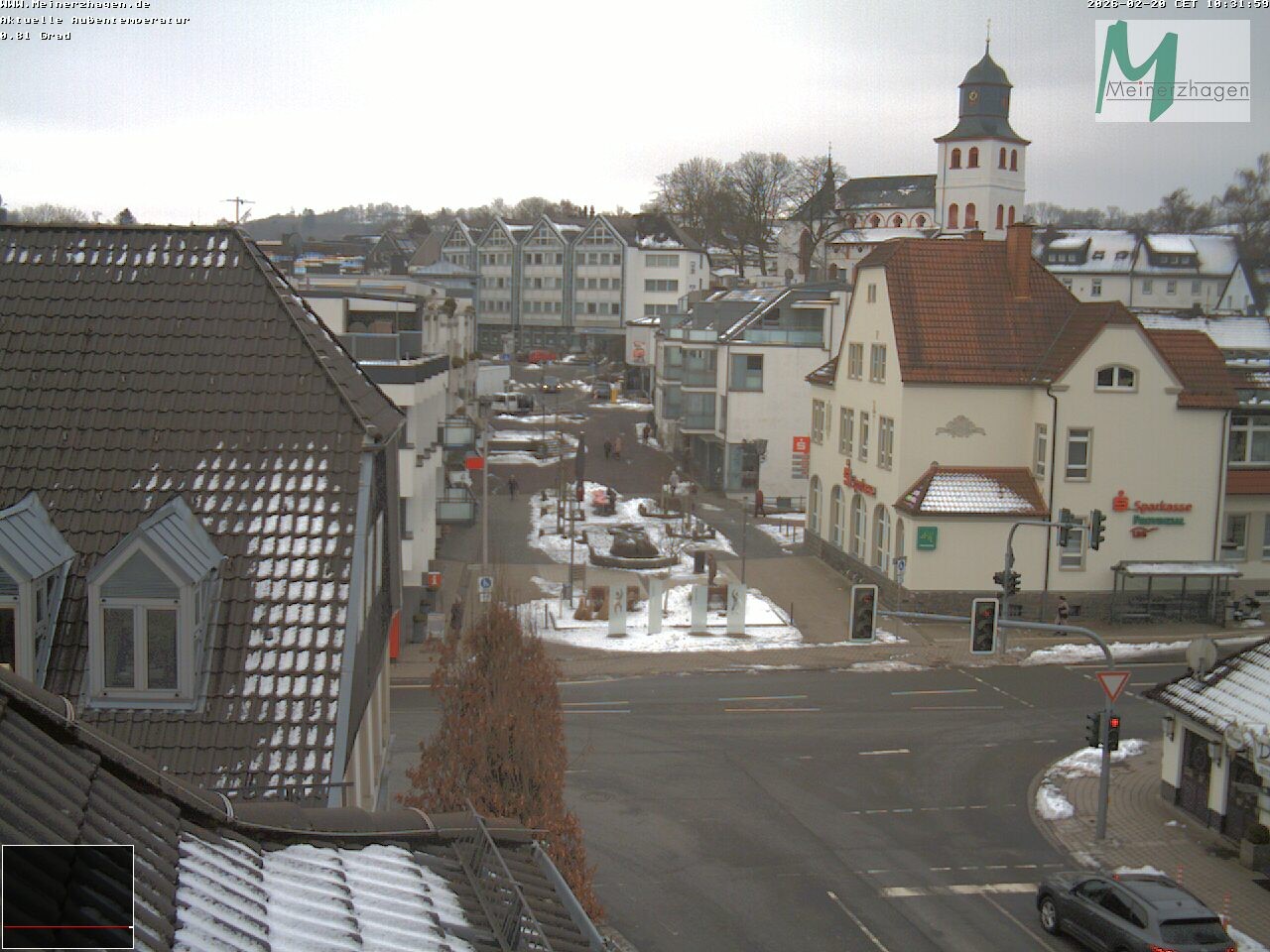Archiv Foto Webcam Meinerzhagen: Blick vom Rathaus