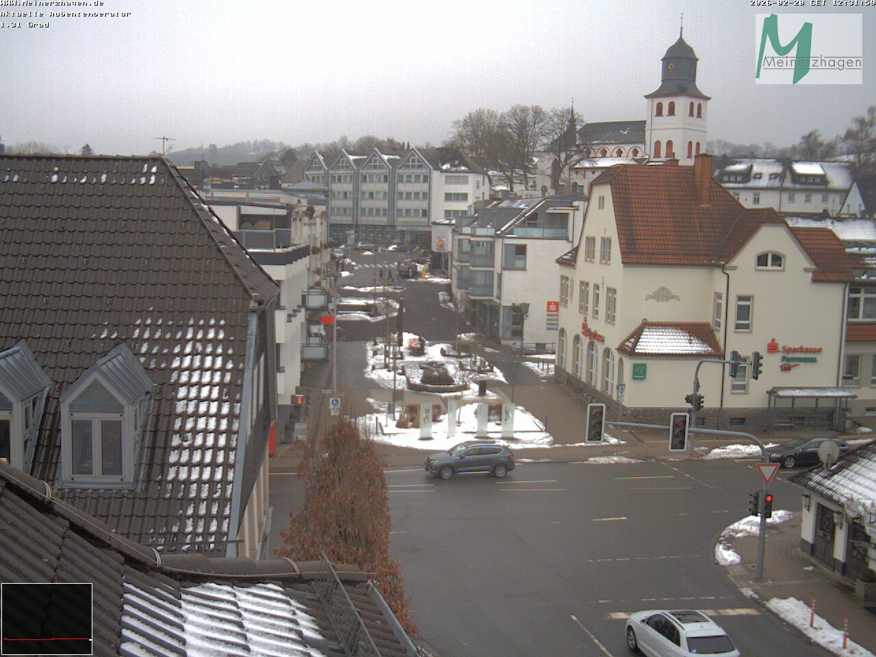Archiv Foto Webcam Meinerzhagen: Blick vom Rathaus