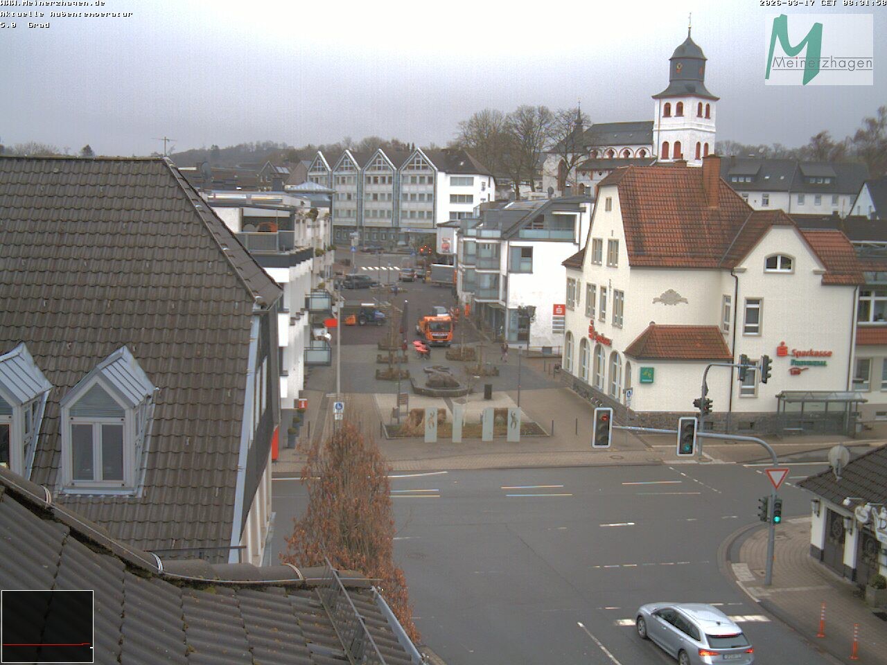 Archiv Foto Webcam Meinerzhagen: Blick vom Rathaus