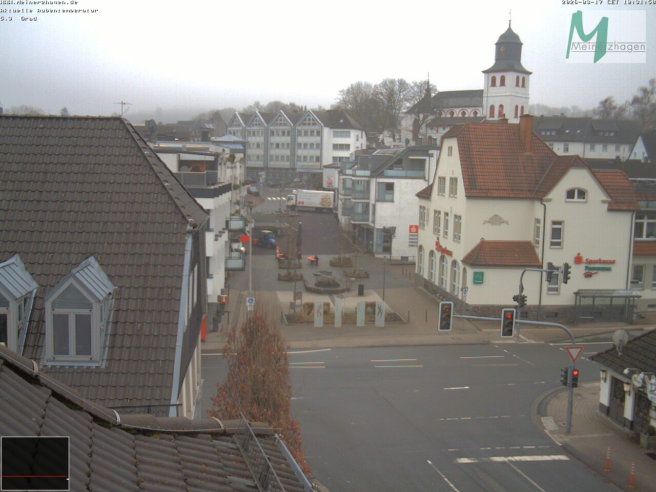Archiv Foto Webcam Meinerzhagen: Blick vom Rathaus