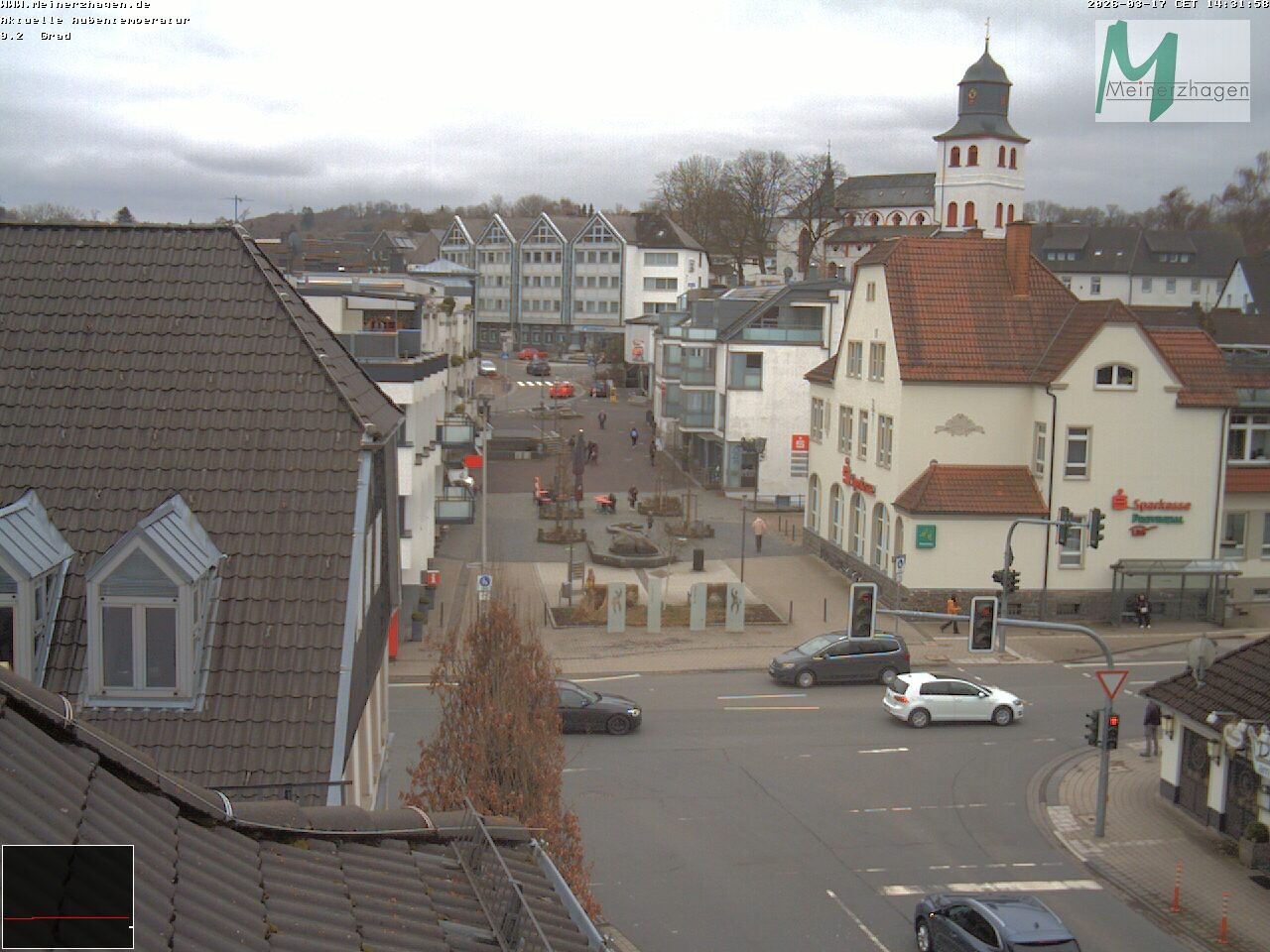 Archiv Foto Webcam Meinerzhagen: Blick vom Rathaus