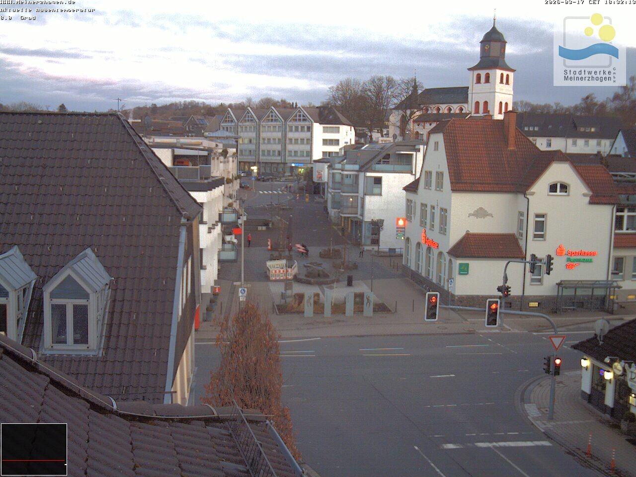 Archiv Foto Webcam Meinerzhagen: Blick vom Rathaus