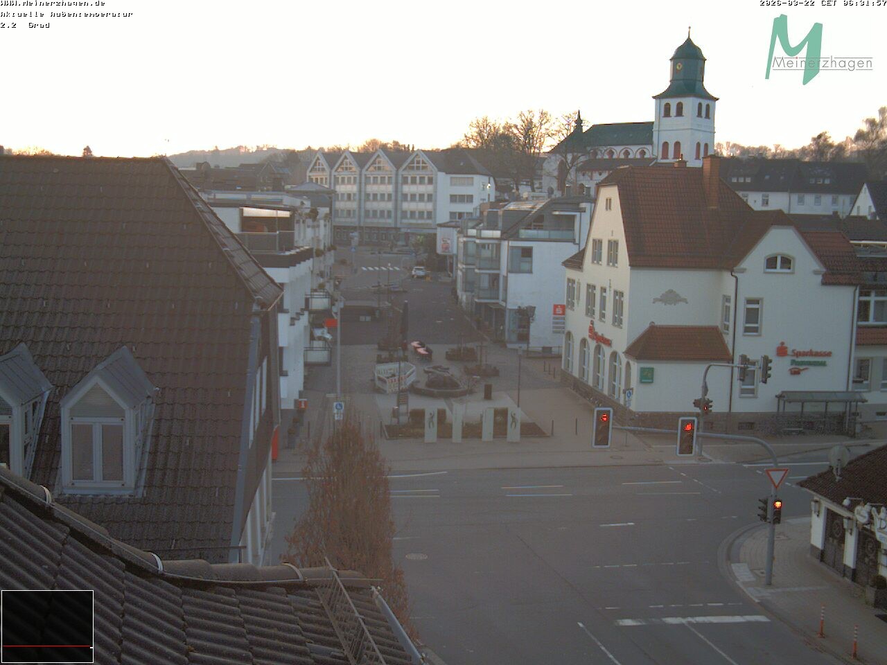 Archiv Foto Webcam Meinerzhagen: Blick vom Rathaus