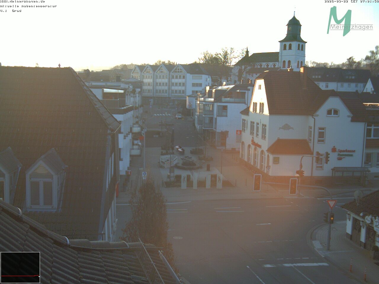 Archiv Foto Webcam Meinerzhagen: Blick vom Rathaus