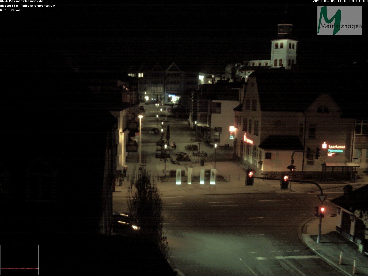 Archiv Foto Webcam Meinerzhagen: Blick vom Rathaus