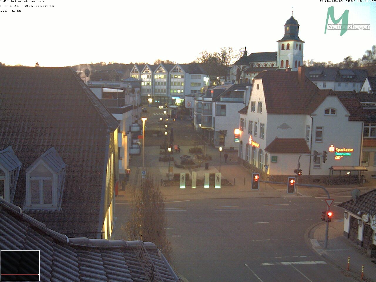 Archiv Foto Webcam Meinerzhagen: Blick vom Rathaus