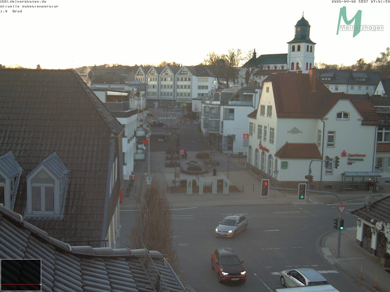 Archiv Foto Webcam Meinerzhagen: Blick vom Rathaus